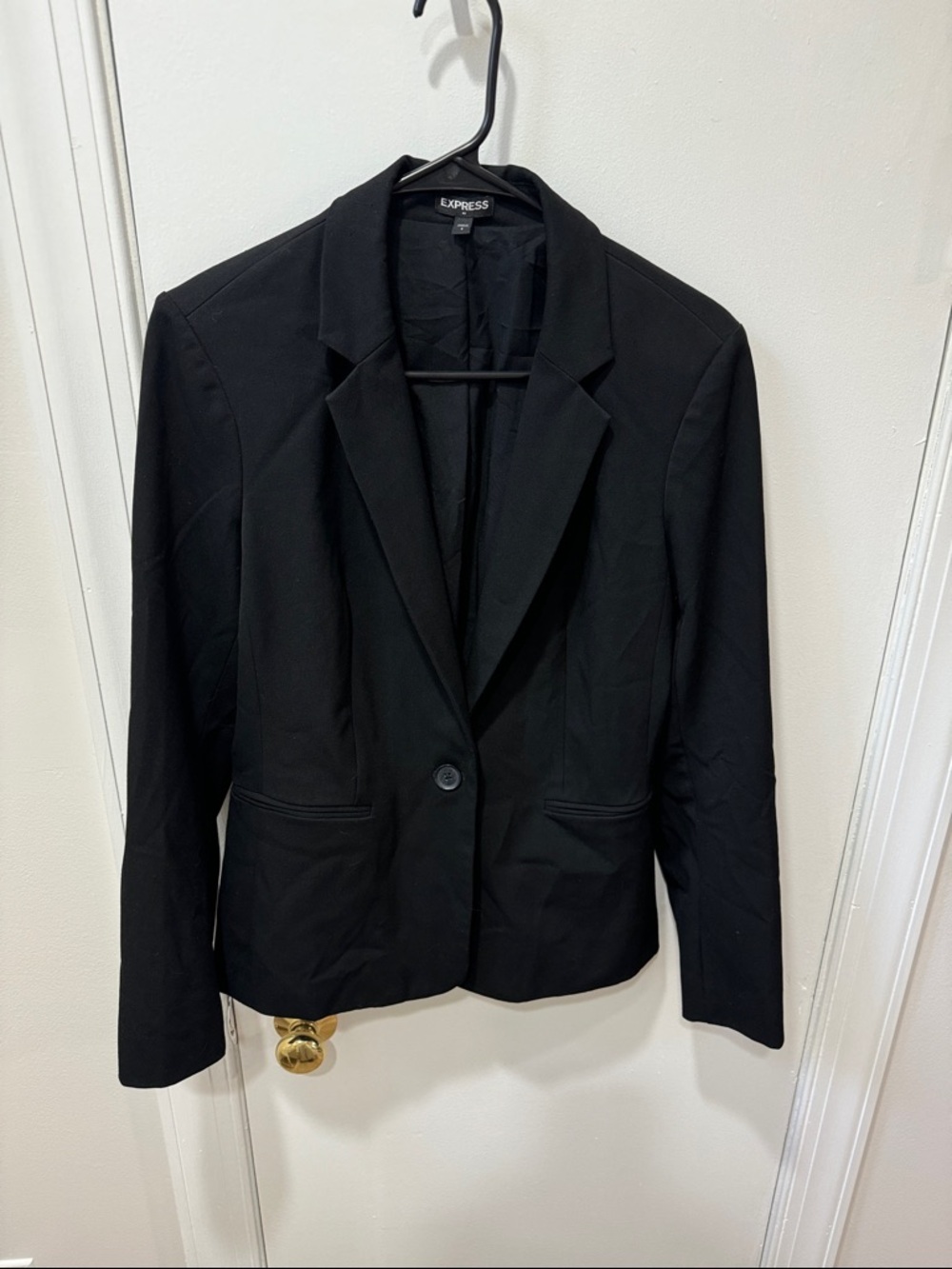Express Black Single-Button Women's Blazer